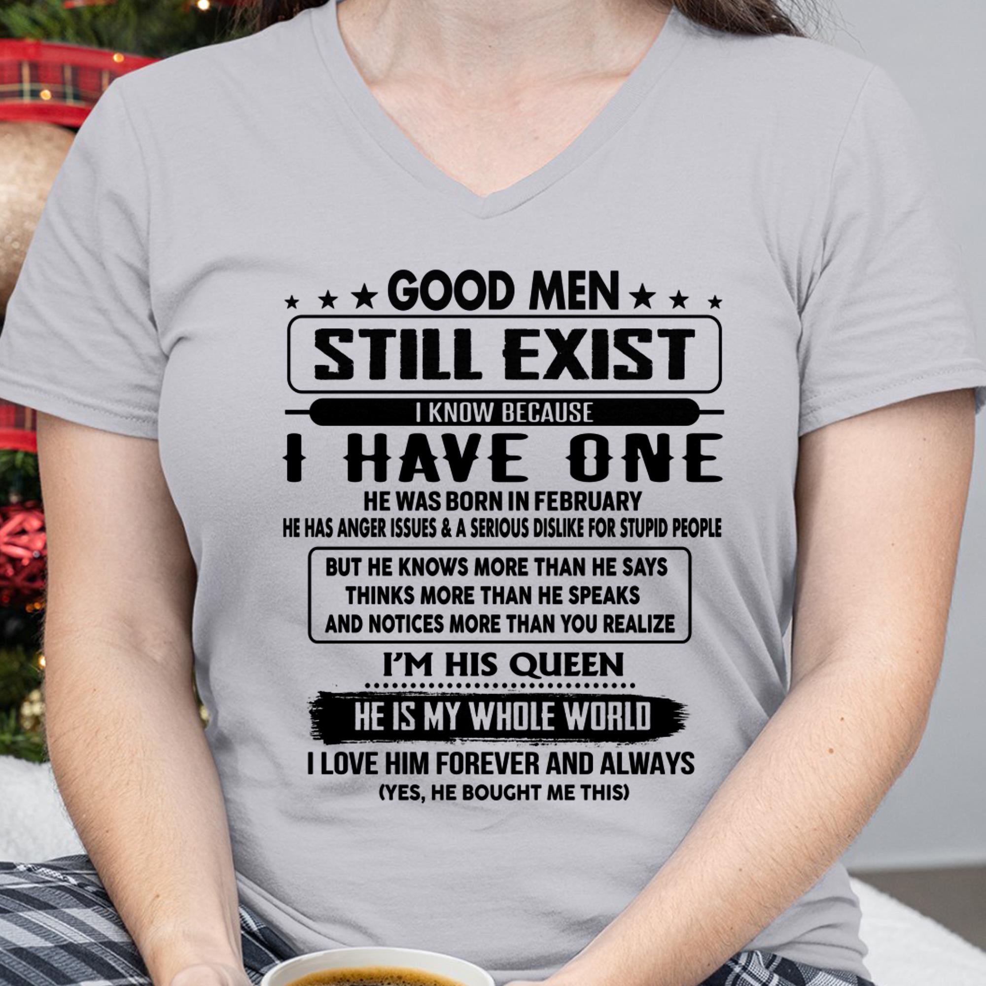 February - Good men Still Exist - gift for your girlfriend, wife from Husband - NGHL02 (SKU-GM-02)